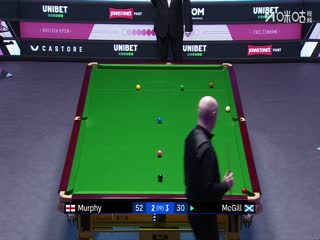 2025斯诺克英国公开赛决赛第一阶段 安东尼·麦克吉尔4-4肖恩·墨菲 20250928