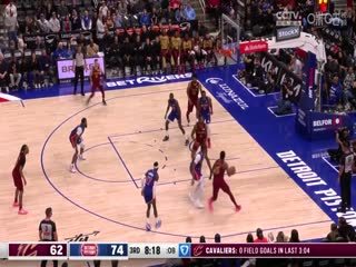 NBA常规赛 活塞VS骑士 20250329