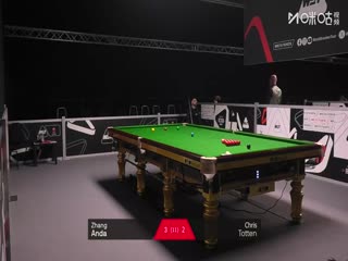 2025斯诺克国际锦标赛资格赛 张安达6-3克里斯·托顿（秦正） 20251002