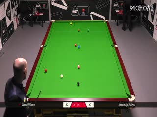 2025斯诺克国际锦标赛资格赛 加里·威尔逊6-3阿特米吉斯·齐津斯 20251002
