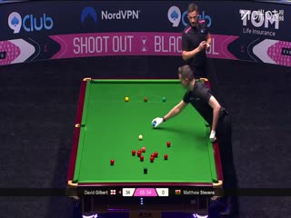 斯诺克单局限时赛128进64 大卫·吉尔伯特134-0马修·史蒂文斯 20251211