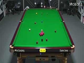 2025斯诺克国际锦标赛资格赛 贺国强6-3杜恩·琼斯 20251002