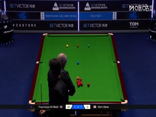 2025斯诺克北爱尔兰公开赛32进16 塔猜亚·乌努4-1马克·戴维斯 20251022
