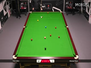 2025斯诺克国际锦标赛资格赛 马克·艾伦4-6米切尔·曼恩 20251001
