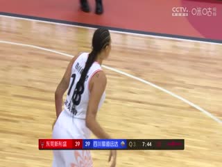 WCBA总决赛 东莞新彤盛VS四川蜀道远达女子篮球队 20250413