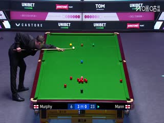 2025斯诺克英国公开赛四分之一决赛 肖恩·墨菲5-1米歇尔·曼恩 20250927