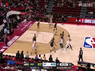NBA夏季联赛 步行者VS尼克斯 20250718